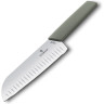 Сантоку Victorinox Swiss Modern 17 см, оливковый (6.9056.17K6B)