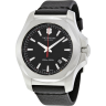 Victorinox I.N.O.X. 241737 — чёрные часы с кожаным ремешком