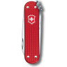 Нож-брелок Victorinox Classic SD Alox Colors, красный (0.6221.201G)