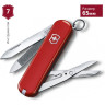 Нож-брелок Victorinox Classic SD Alox Colors, красный (0.6221.201G)