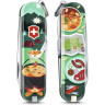 Нож-брелок Victorinox Classic Swiss Mountain Dinner 0.6223.L1907