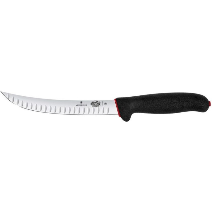 Разделочный нож Victorinox Fibrox, лезвие 20 см, чёрная рукоять (5.7223.20)