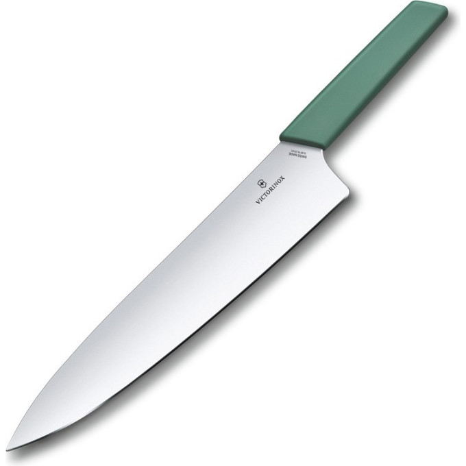 Разделочный нож Victorinox Swiss Modern, 25 см, зелёный