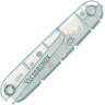 Передняя накладка 91 мм, серебристая полупрозрачная C.3607.T3.10