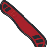 Передняя накладка C.8330.C7.10 для ножей Victorinox 111 мм, красно-чёрная