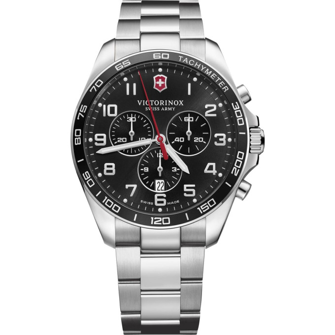 Victorinox FieldForce Chrono 241899 — стальные часы с хронографом
