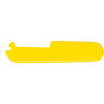 Задняя накладка Victorinox 91 мм C.3608.4.10, пластик, жёлтая