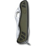 Задняя накладка VICTORINOX Swiss Soldier's Knife C.8334.C2.10 — 111 мм, зелёно-чёрная