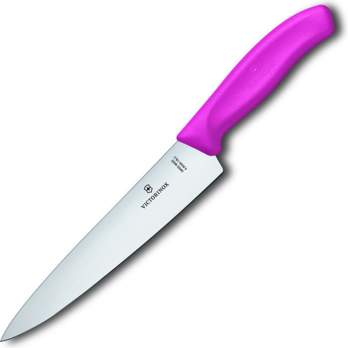 Разделочный нож Victorinox Swiss Classic Carving, 19 см, розовая рукоять