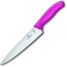 Разделочный нож Victorinox Swiss Classic Carving, 19 см, розовая рукоять