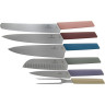 Кухонный набор Victorinox Swiss Modern, 5 ножей и вилка (6.7186.66)