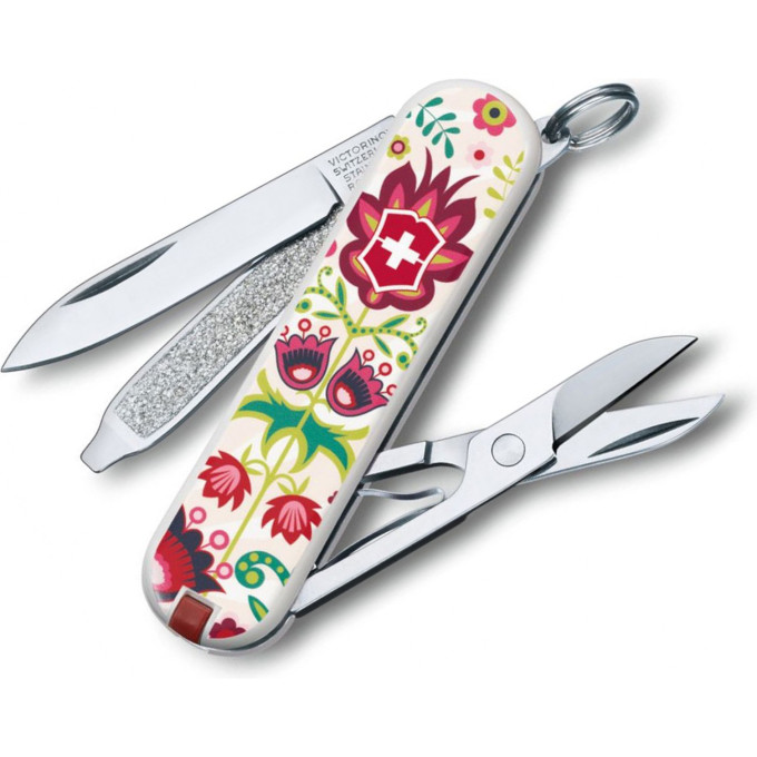 Нож-брелок Victorinox Classic Happy Folks 0.6223.L1603